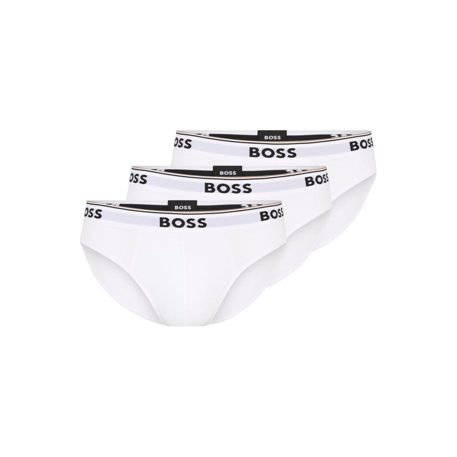 Hugo Boss BOSS Slip Power lichtbruin / lichtgrijs / zwart / wit -