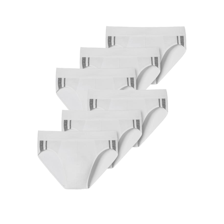 Schiesser SCHIESSER Slip grijs / wit -