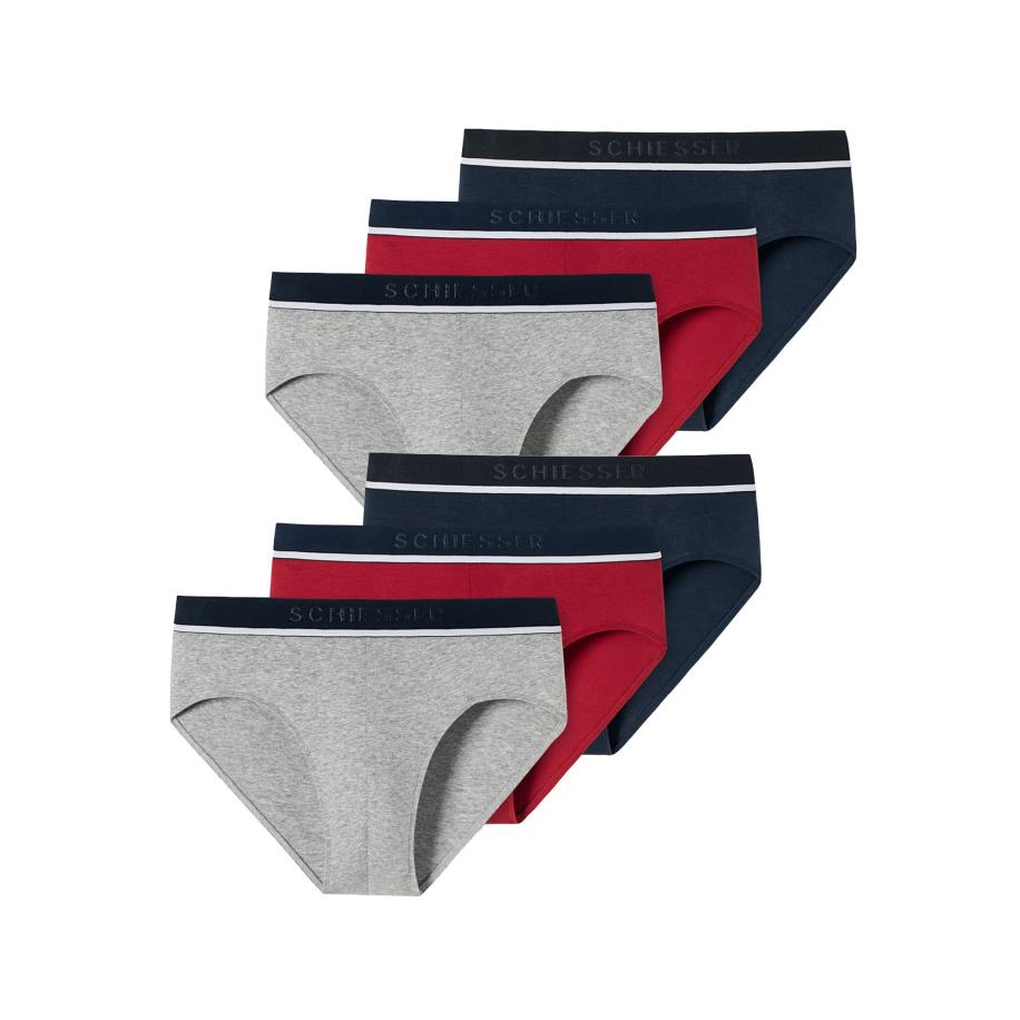 Schiesser SCHIESSER Slip 95/5 Organic Cotton rood -