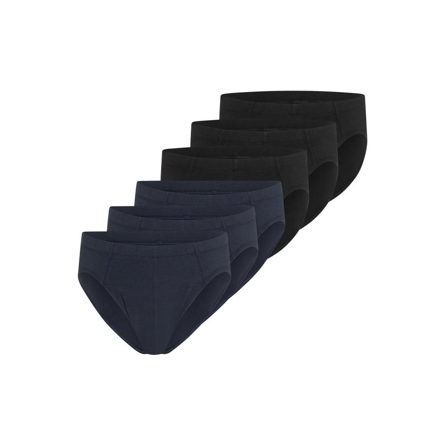 Schiesser SCHIESSER Slip Uncover donkerblauw / zwart -