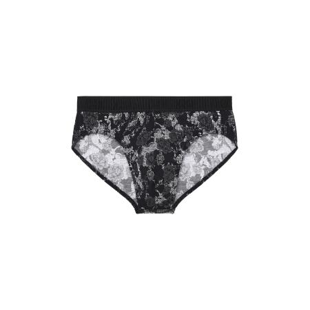 HOM HOM Slip Fairmont donkergrijs / zwart / wit