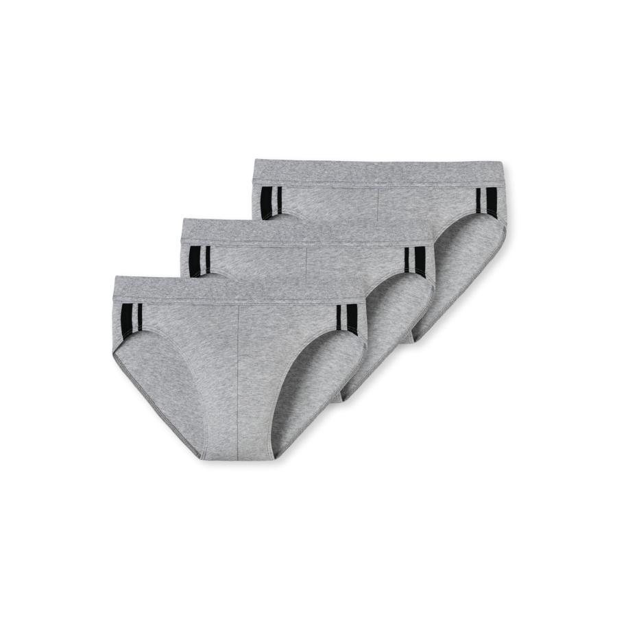Schiesser SCHIESSER Slip grijs / zwart -