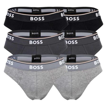 Hugo Boss BOSS Slip grijs / donkergrijs / wit