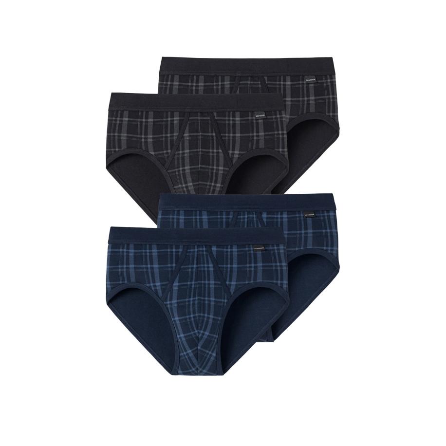 Schiesser SCHIESSER Slip Original Classics donkerblauw / zwart -