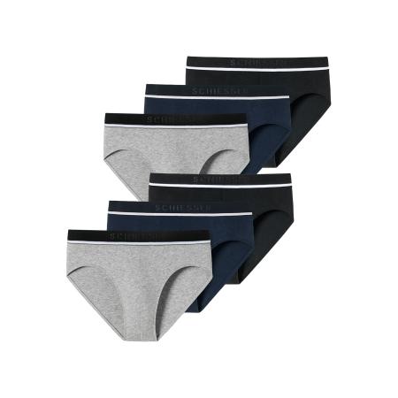 Schiesser SCHIESSER Slip 95/5 Organic Cotton zwart