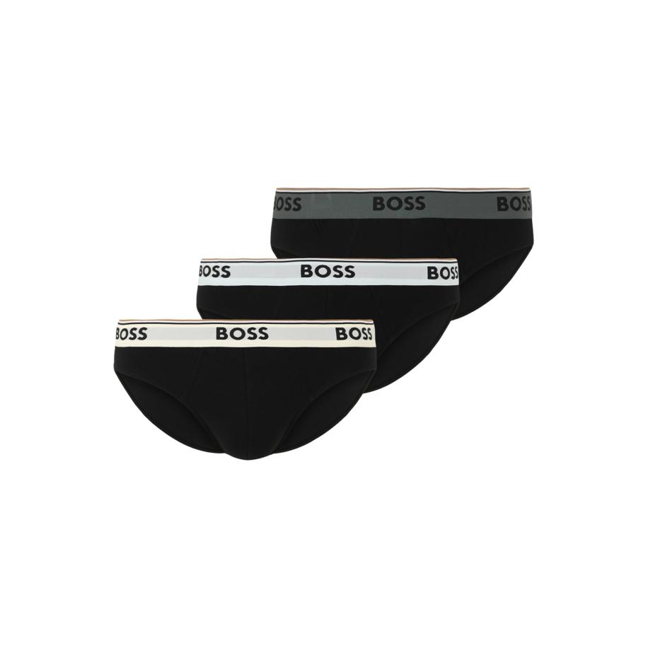 Hugo Boss BOSS Slip Power ecru / pastelblauw / donkergroen / zwart -