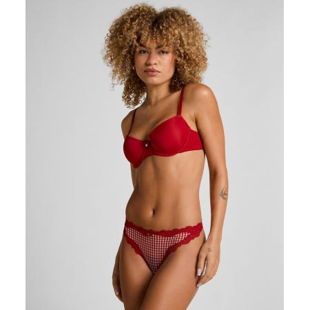 Hunkemöller Hoog uitgesneden string Liz Rood