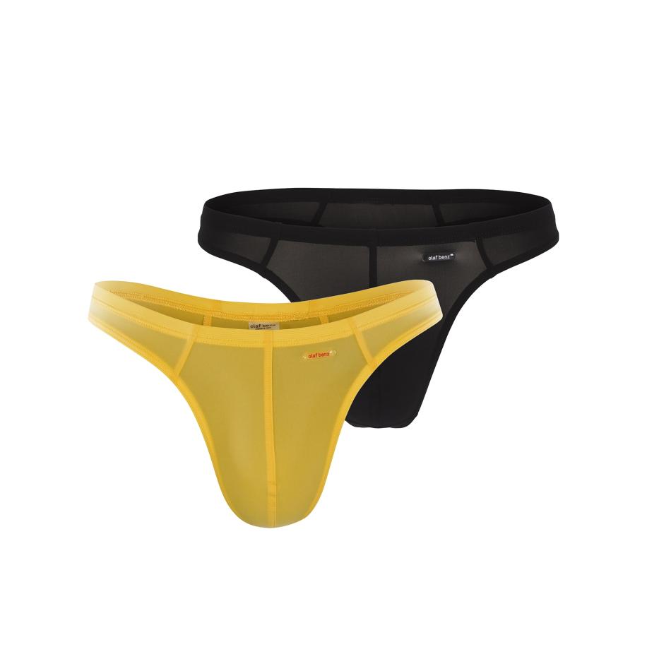 Olaf Benz Olaf Benz Slip Red0965 mosterd / zwart -