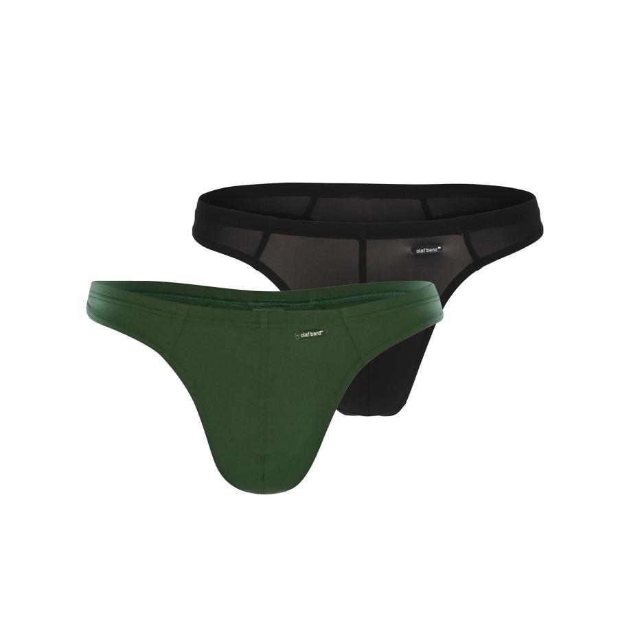 Olaf Benz Olaf Benz Slip RED0965 Ministring grasgroen / zwart -