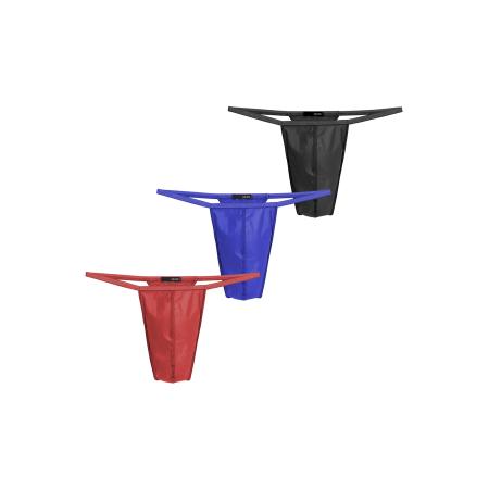 HOM HOM Slip Plumes blauw / knalrood / zwart