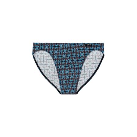 HOM HOM Slip Aloys Comfort Micro Briefs blauw / donkergrijs