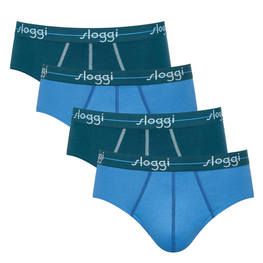 Sloggi SLOGGI Slip azuur / petrol / wit -