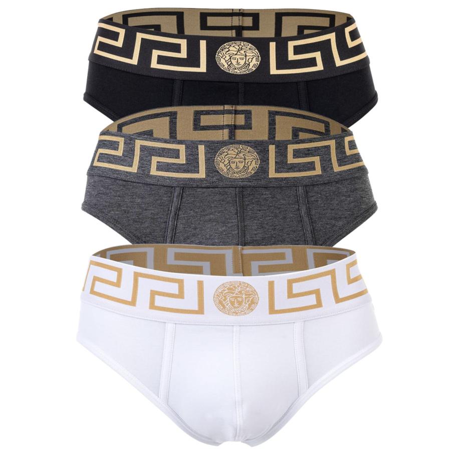 Versace VERSACE Slip goud / grijs gemêleerd / zwart / wit -