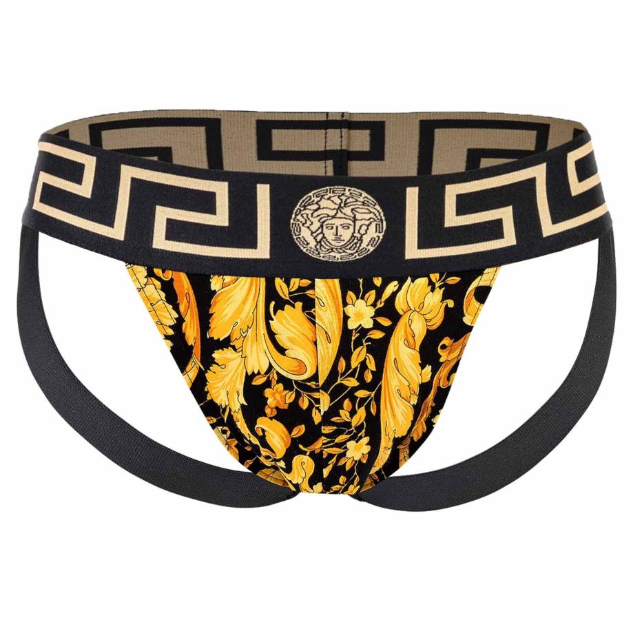 Versace VERSACE Slip beige / donkergeel / donkeroranje / zwart -