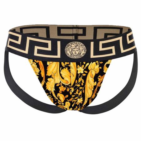 Versace VERSACE Slip beige / donkergeel / donkeroranje / zwart