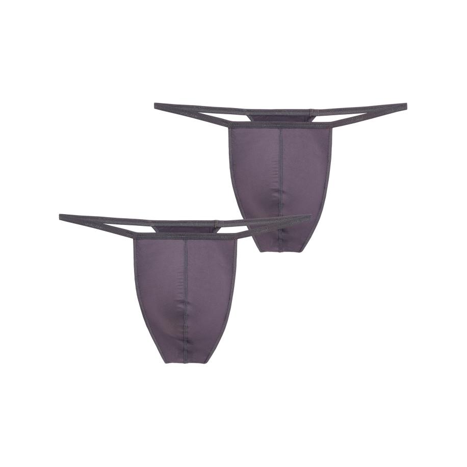 HOM HOM Slip Plumes antraciet -