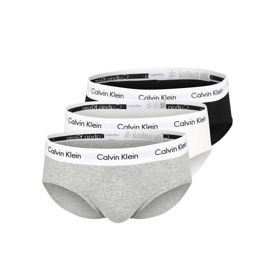 Calvin Klein Calvin Klein Underwear Slip grijs gemêleerd / zwart / wit -
