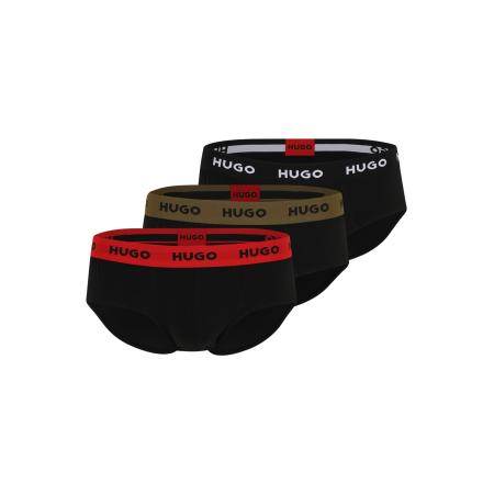 Hugo Boss HUGO Slip olijfgroen / rood / zwart / wit