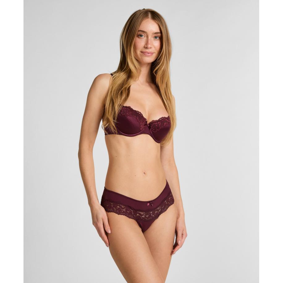 Hunkemöller Paris boxerstring Rood Paars