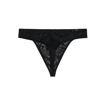 HOM HOM Slip Free Cut Lace zwart