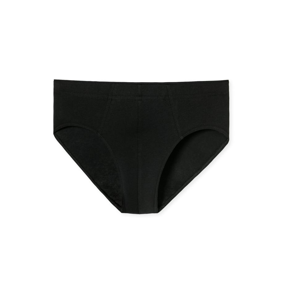 Schiesser SCHIESSER Slip Premium Cotton zwart -