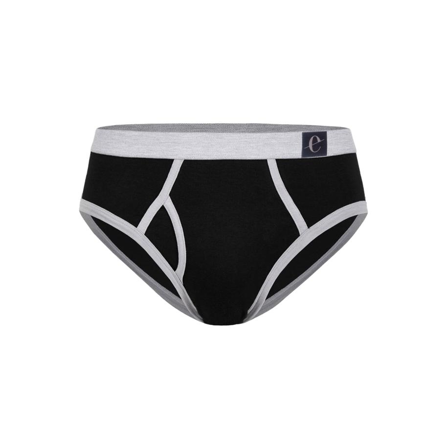 Erlich Textil Erlich Textil Slip Theo lichtgrijs / donkergrijs / zwart -