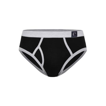 Erlich Textil Erlich Textil Slip Theo lichtgrijs / donkergrijs / zwart