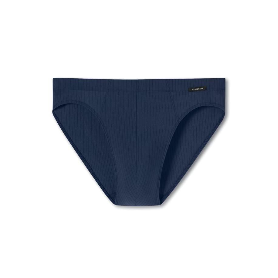 Schiesser SCHIESSER Slip Supermini - Pure Micro blauw -