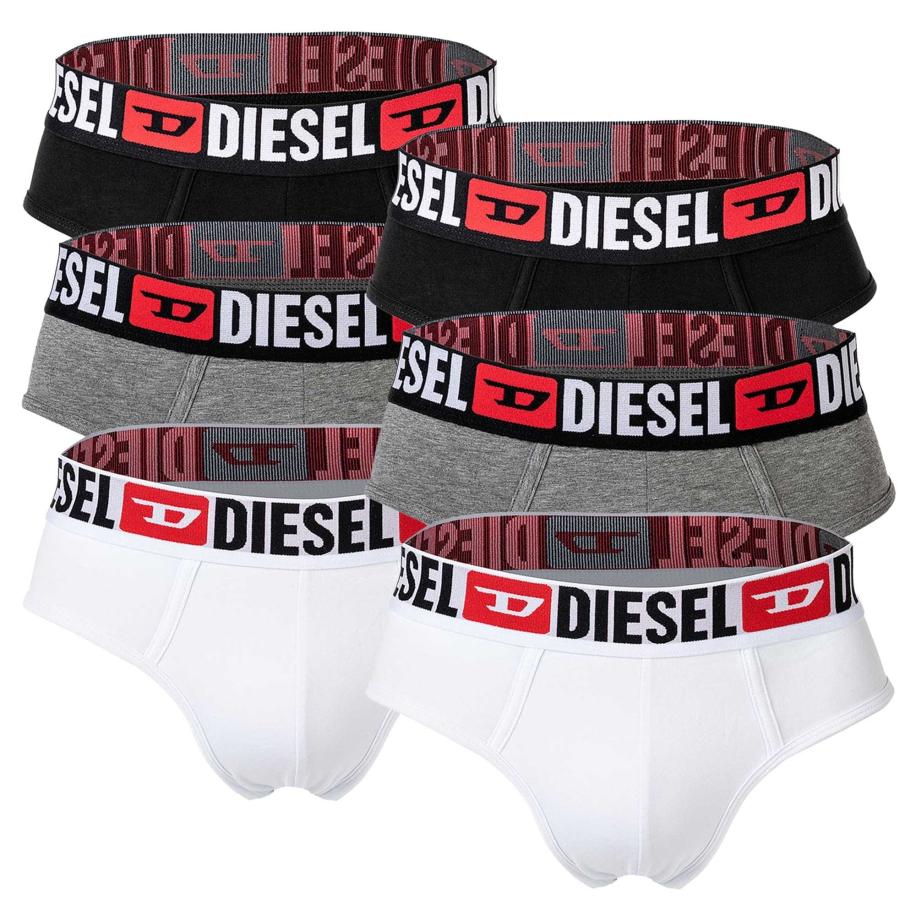 Diesel DIESEL Slip grijs gemêleerd / rood / zwart / wit -