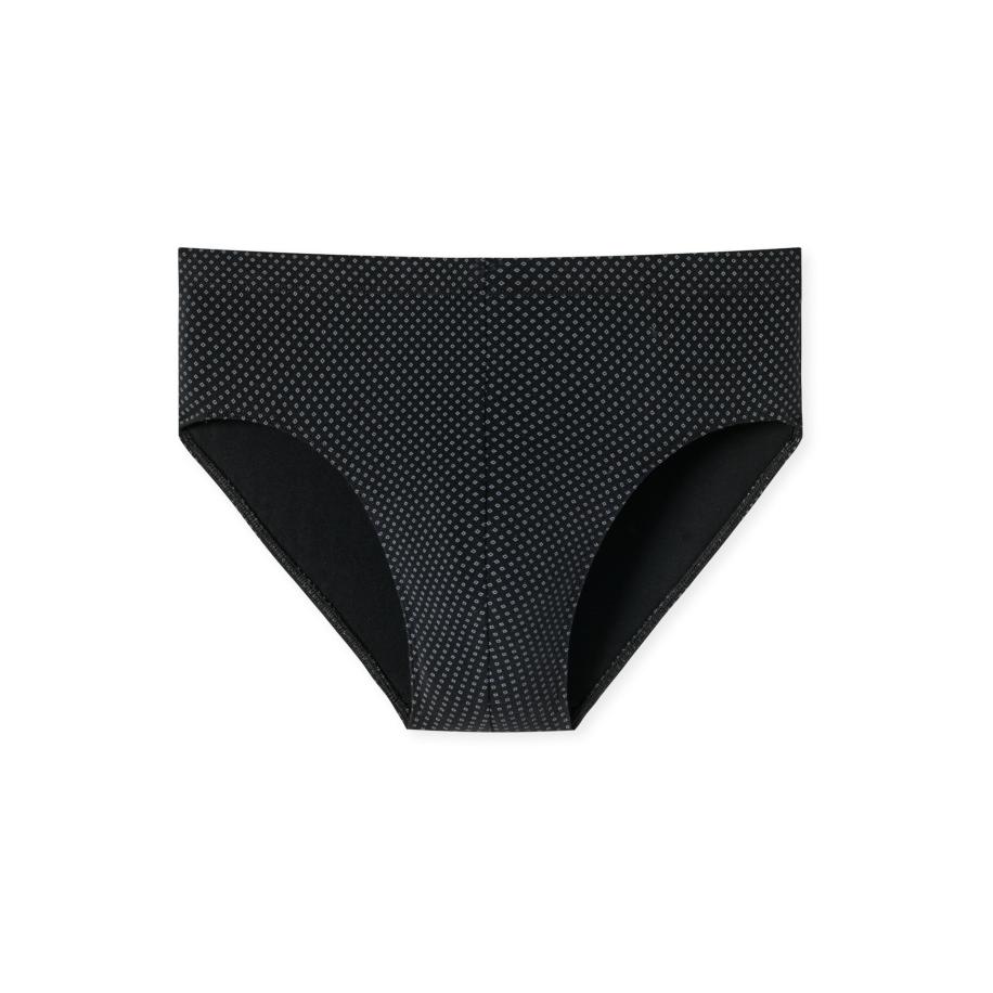 Schiesser SCHIESSER Slip grijs / zwart -