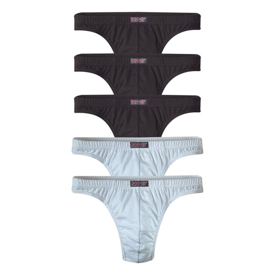 H.I.S H.I.S Slip zwart / wit -