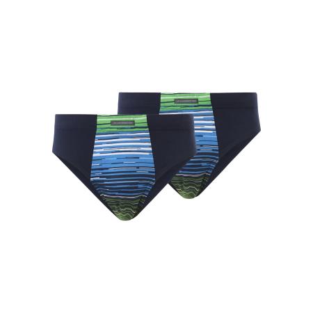 Jan Vanderstorm Onderbroek donkerblauw, Bedrukt