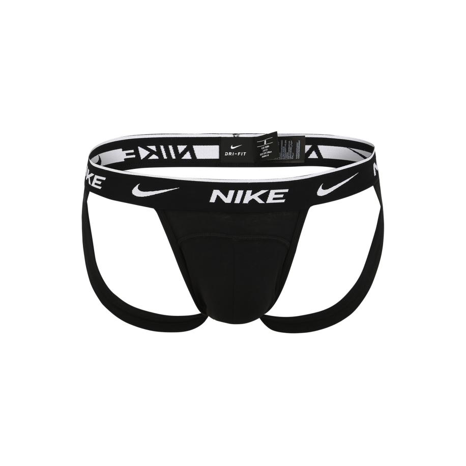 Nike NIKE Underwear Slip Jock zwart / wit -