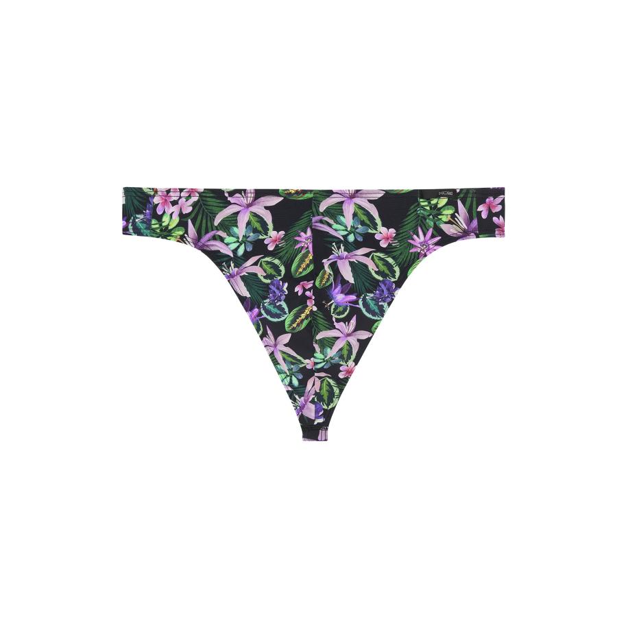 HOM HOM Slip Funky Style HO1 grasgroen / lavendel / pink -