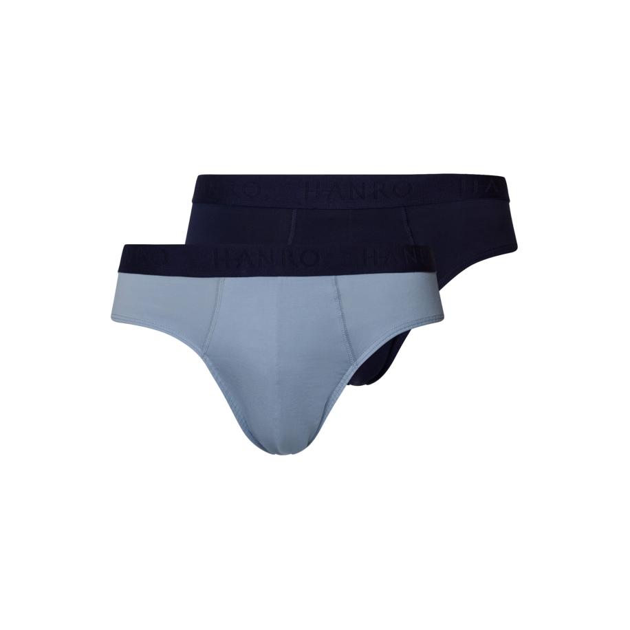 Hanro Hanro Slip Cotton Essentials navy / lichtblauw -