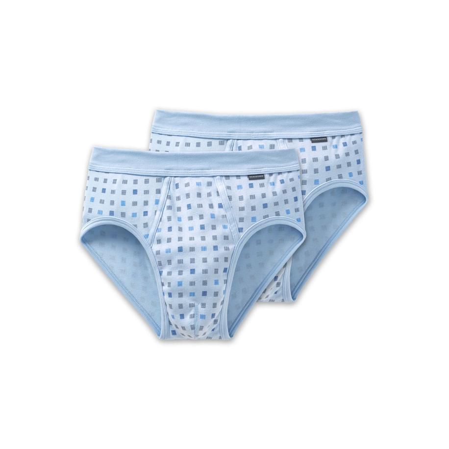 Schiesser SCHIESSER Slip blauw / lichtblauw / zwart -