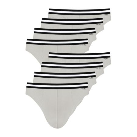 Nur Die Nur Die Slip lichtgrijs / zwart / wit