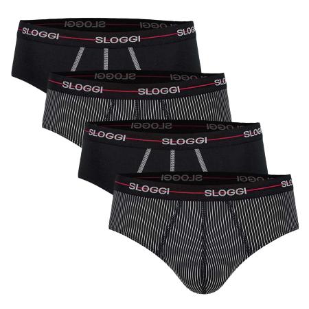 Sloggi SLOGGI Slip rood / zwart / wit