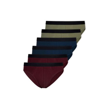 SNOCKS SNOCKS Slip blauw / olijfgroen / rood