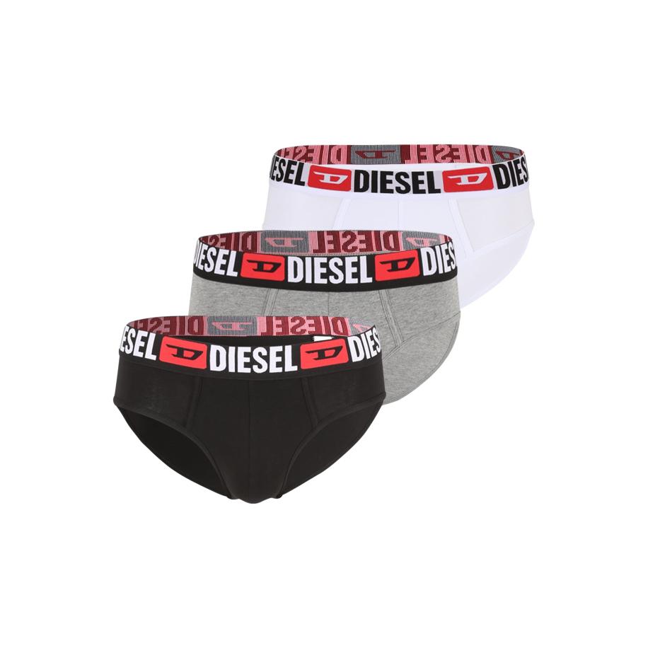Diesel DIESEL Slip Andre grijs gemêleerd / lichtrood / zwart / wit -
