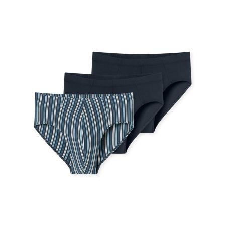 Schiesser SCHIESSER Slip lichtblauw / donkerblauw / wit