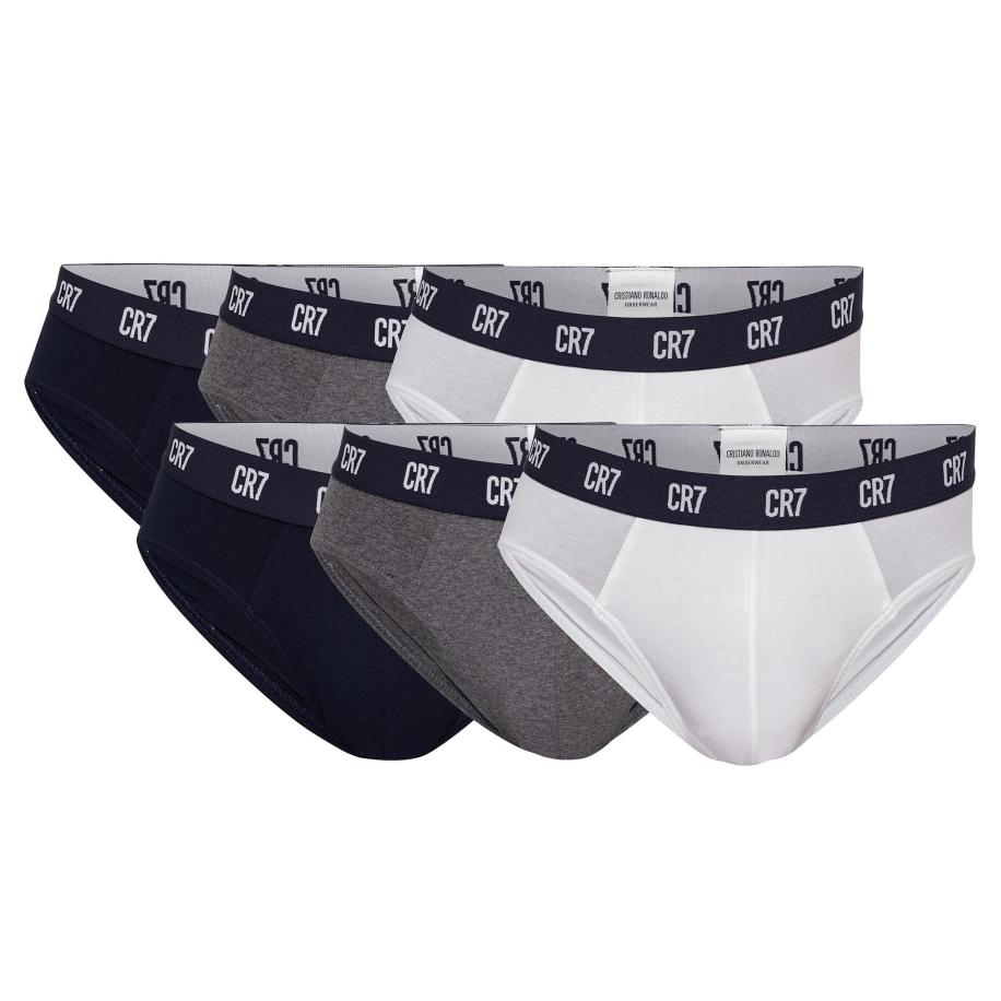 CR7 CR7 - Cristiano Ronaldo Slip donkerblauw / donkergrijs / wit -