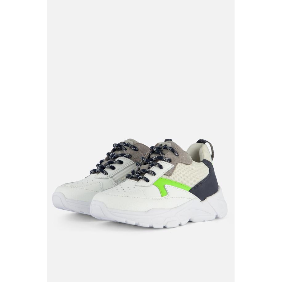 Muyters Sneakers wit Leer Wit