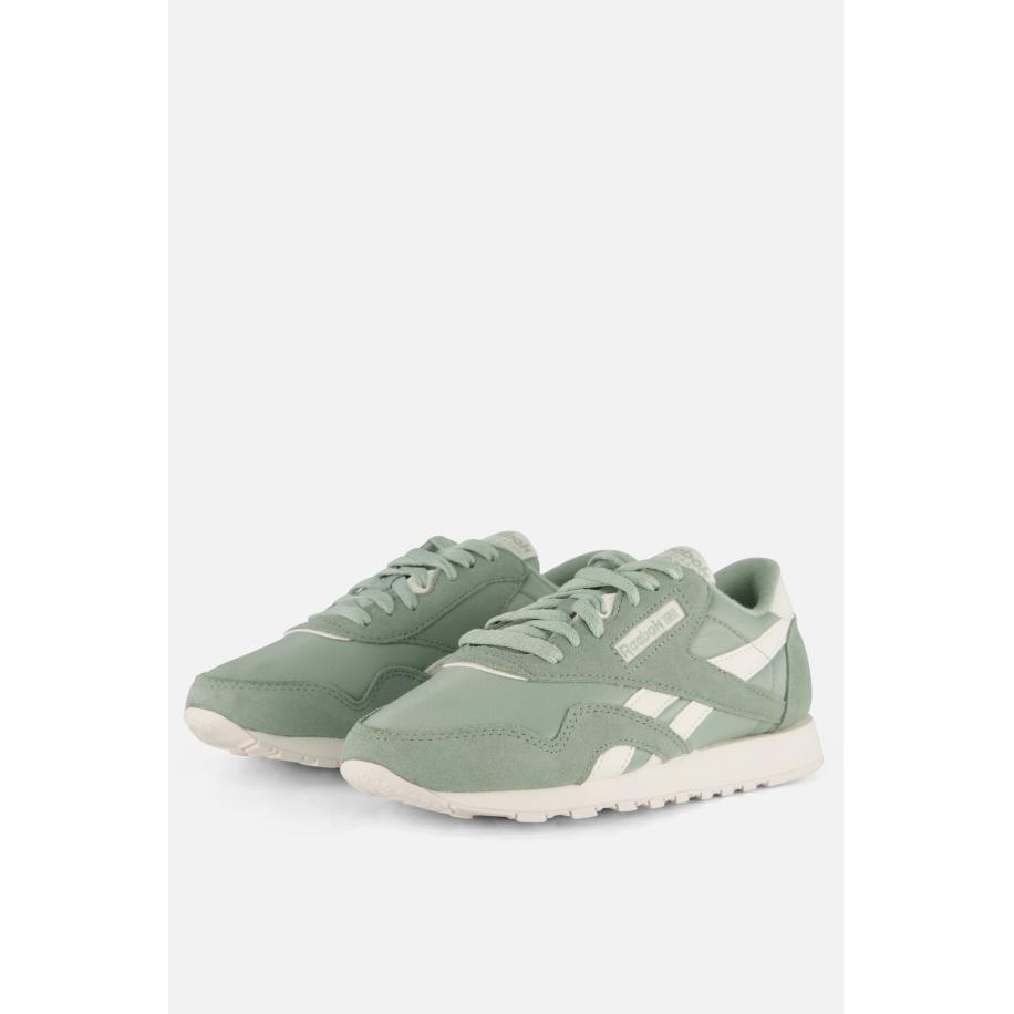 Reebok Classic Sneakers groen Textiel Groen