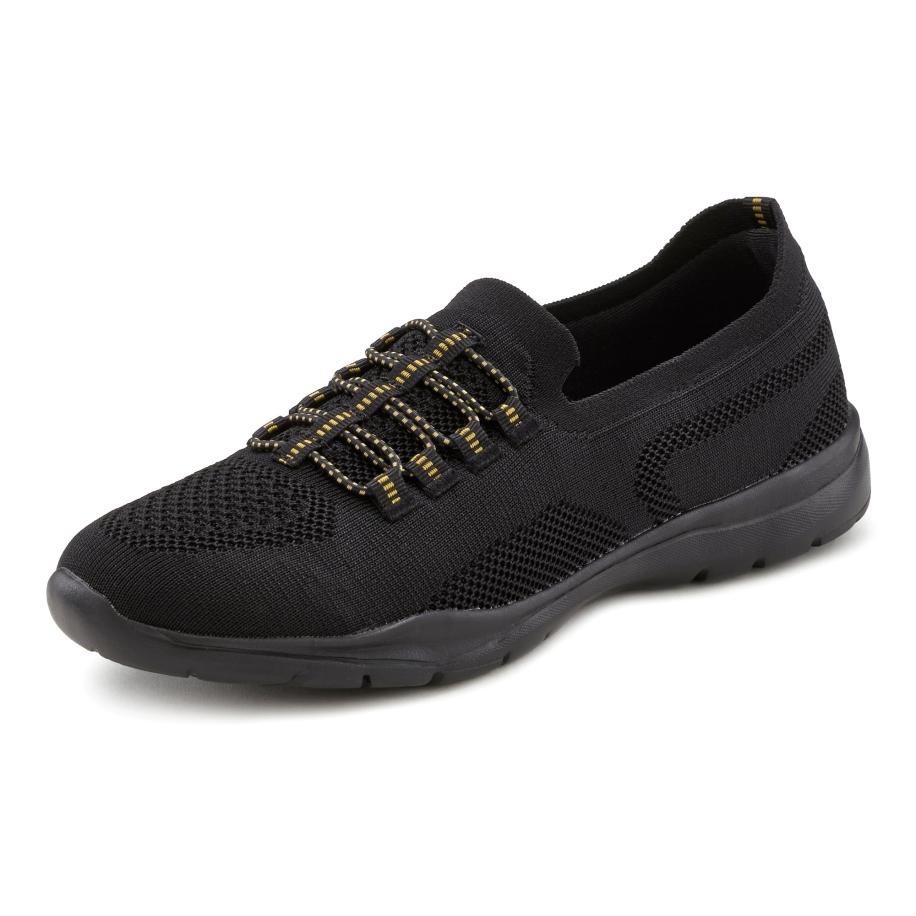 Lascana LASCANA Slip-on geel / zwart -