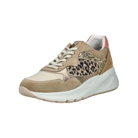 Nero Giardini Nero Giardini Sneakers laag beige / camel / bruin / zwart