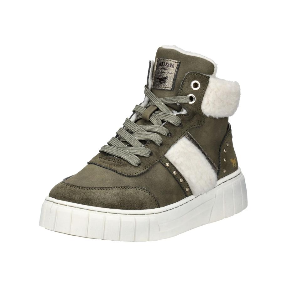 Mustang MUSTANG Sneakers hoog ecru / kaki -