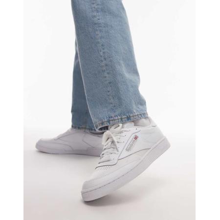 Reebok - Club C - Sneakers in gebroken wit en grijs