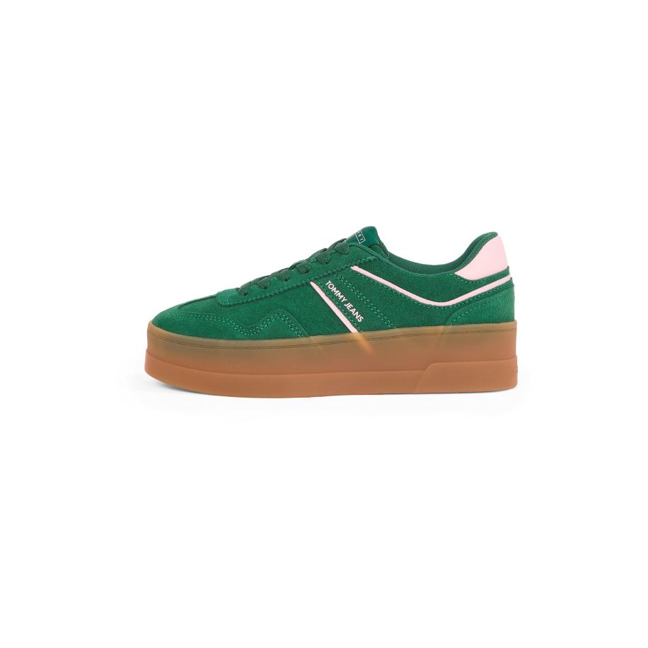 Tommy Jeans Tommy Jeans Sneakers laag The Greenwich smaragd / rosa -