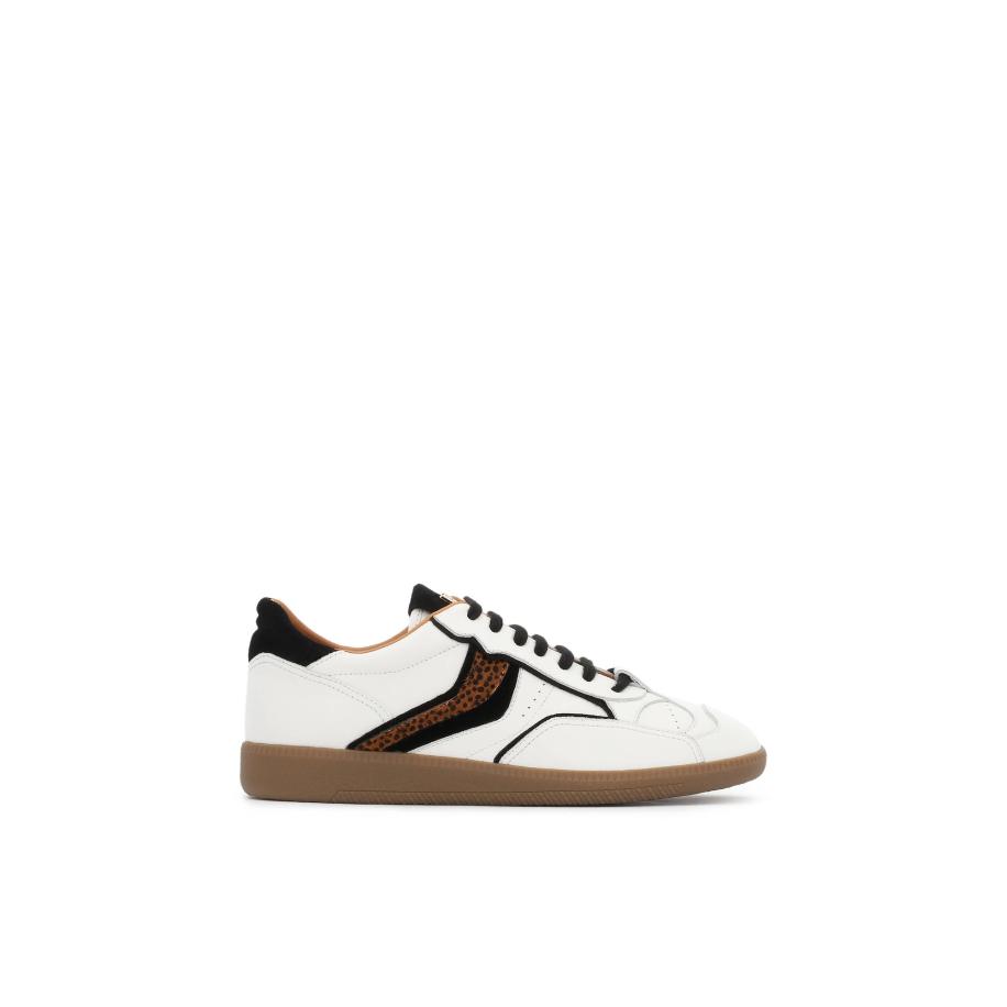 Kazar Kazar Sneakers laag bruin / zwart / wit -